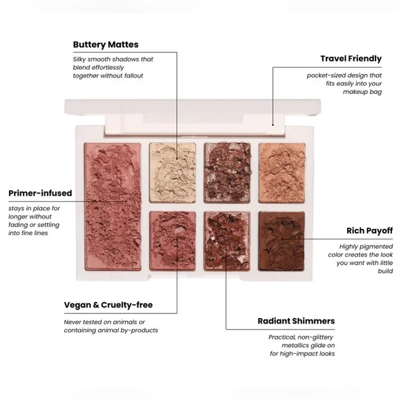 Duality 1 Eye and Cheek Palette by Half Caked - Picture 2 of 5